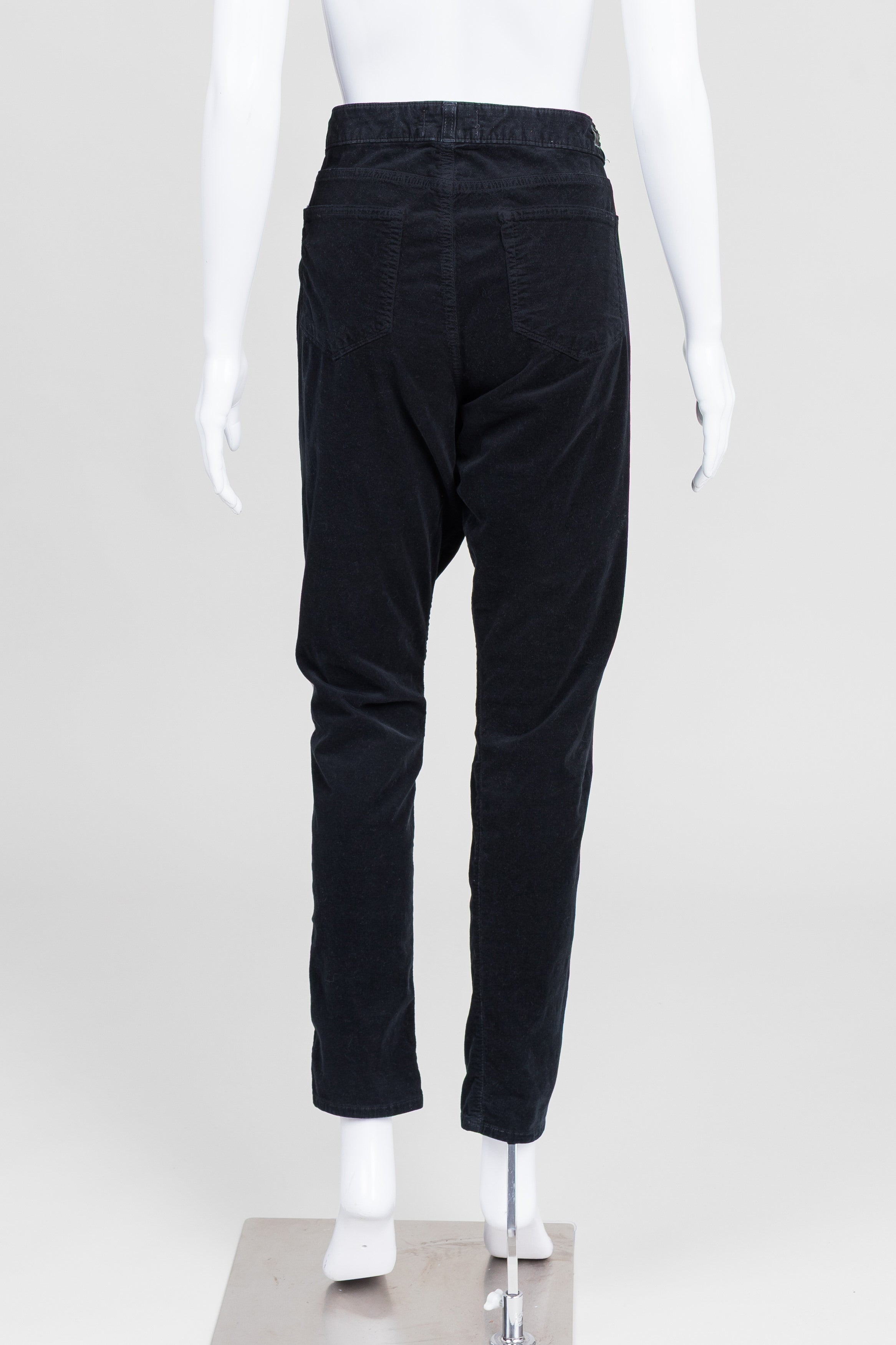 Paige Black Fine Corduroy 5-Pocket Pants (32)