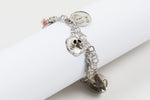 Load image into Gallery viewer, Sterling silver charm bracelet
