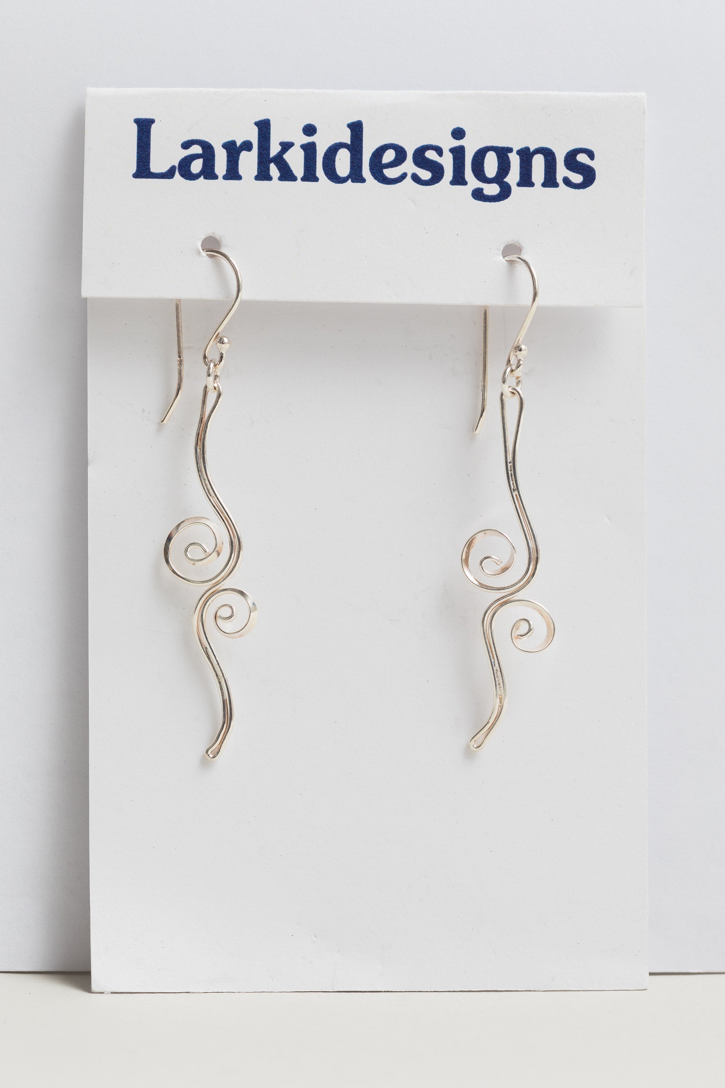 Larki Designs Sterling silver earrings