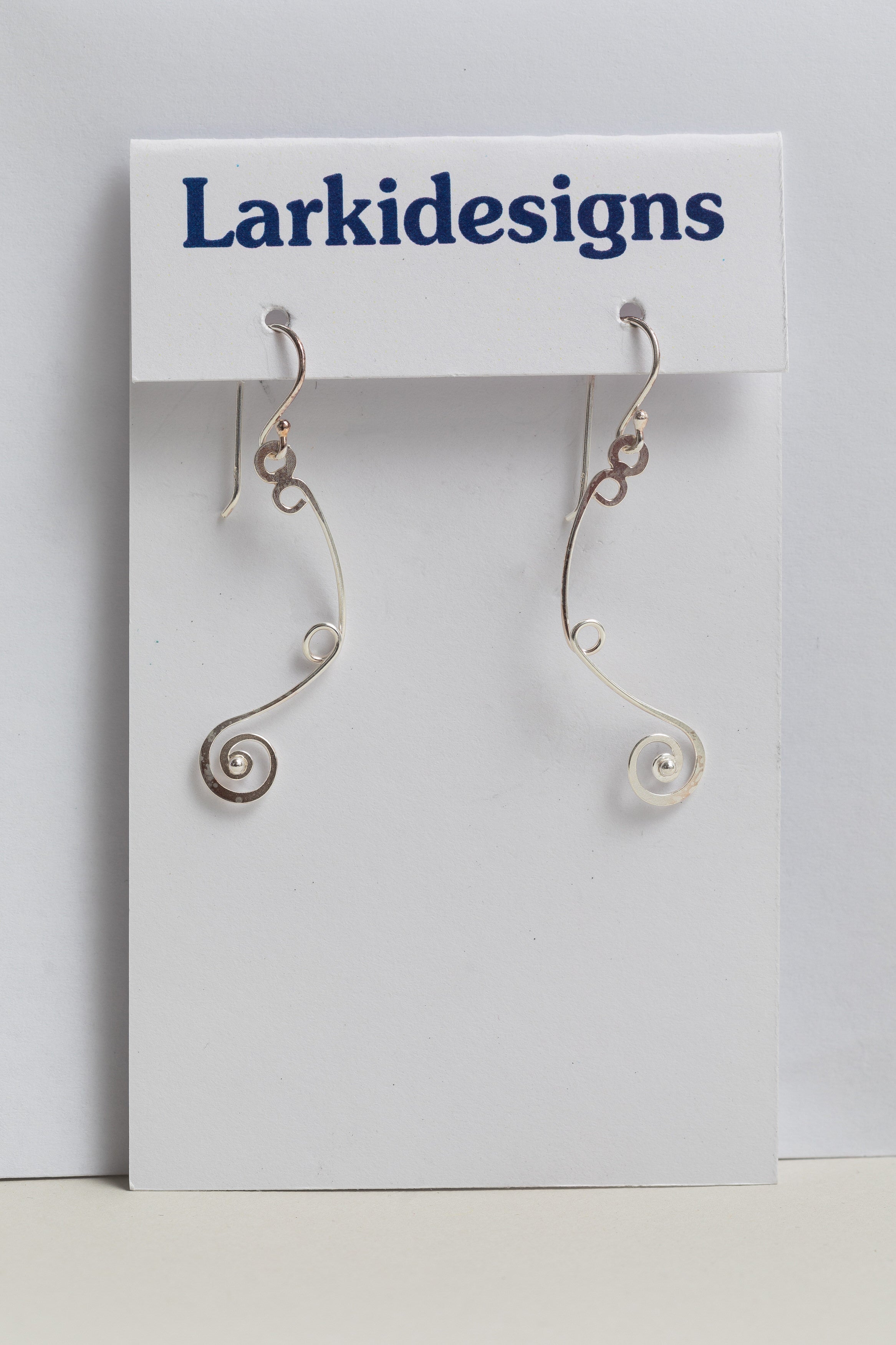 Larki Designs Sterling silver earrings