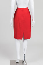 Load image into Gallery viewer, PSI by Alvin Bell Vintage Red Pencil Skirt (10)
