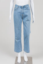 Load image into Gallery viewer, Kai Xue Hao Light Wash Straight Leg Jeans
