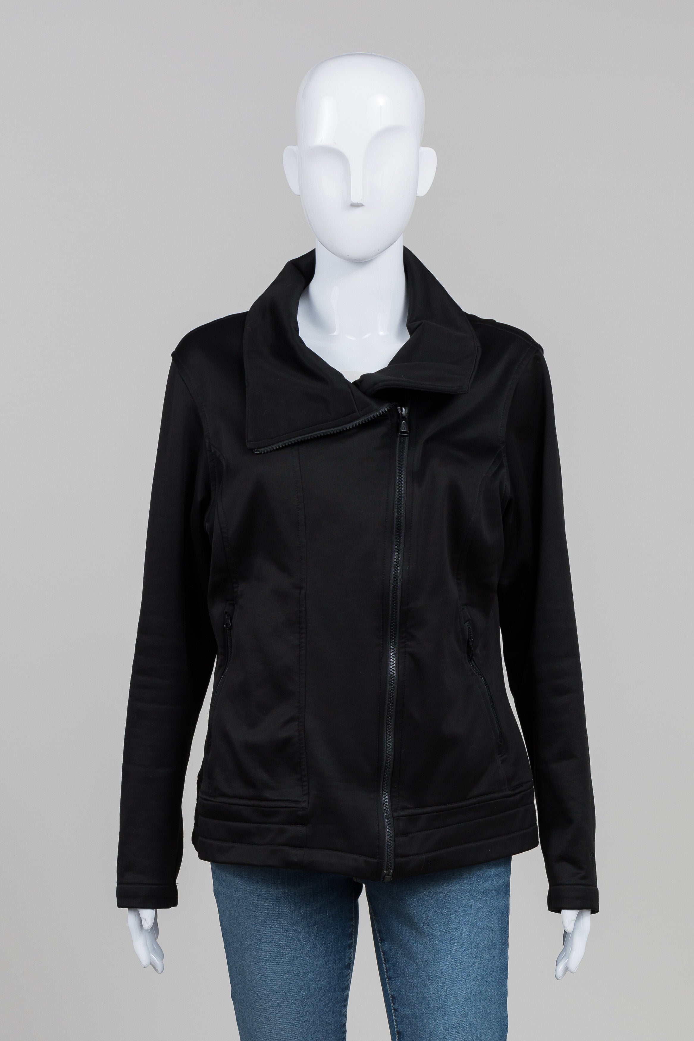 North Face Black Side Zip Active Jacket (XL)