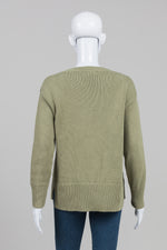 Load image into Gallery viewer, Philosophy Green Cotton Sweater (S)
