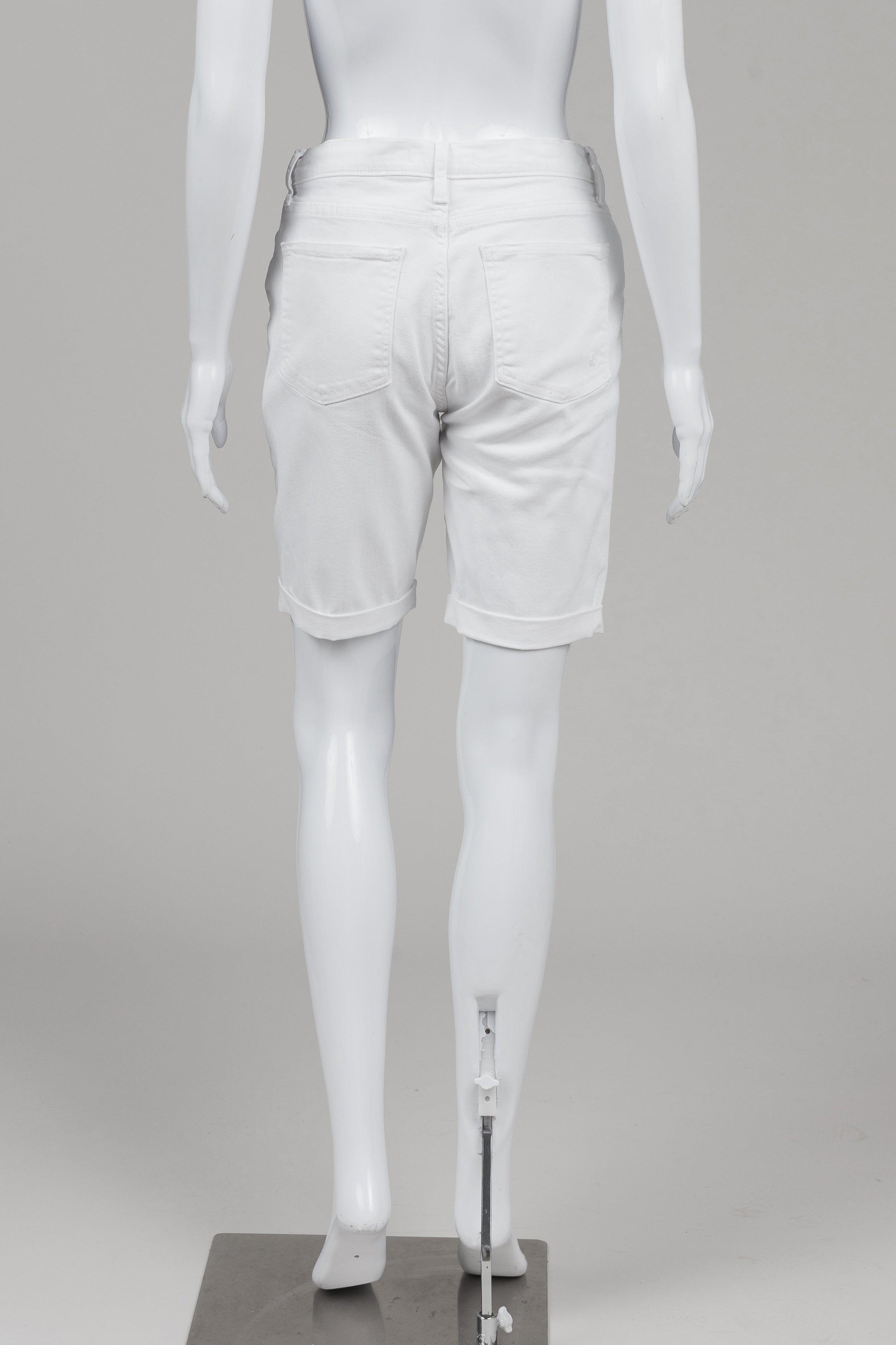 Fidelity White Jean Shorts (28)