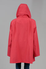 Load image into Gallery viewer, Dennis Basso Bright Coral Coat w/ Detachable Hood (2X)
