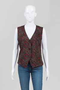 Leigh Morgan Vintage Paisley Vest (M)