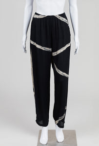 Kaliyana black and cream pants (S)