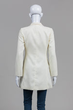 Load image into Gallery viewer, Rodier Ivory Vintage Long Jacket (36)
