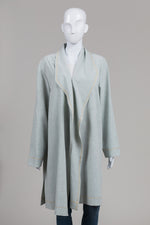 Load image into Gallery viewer, Linda Lundstrom vintage grey open front coat (16)
