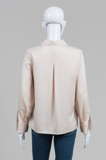 Load image into Gallery viewer, Club Monaco Champagne 1/2 Zip Shirt (XS)
