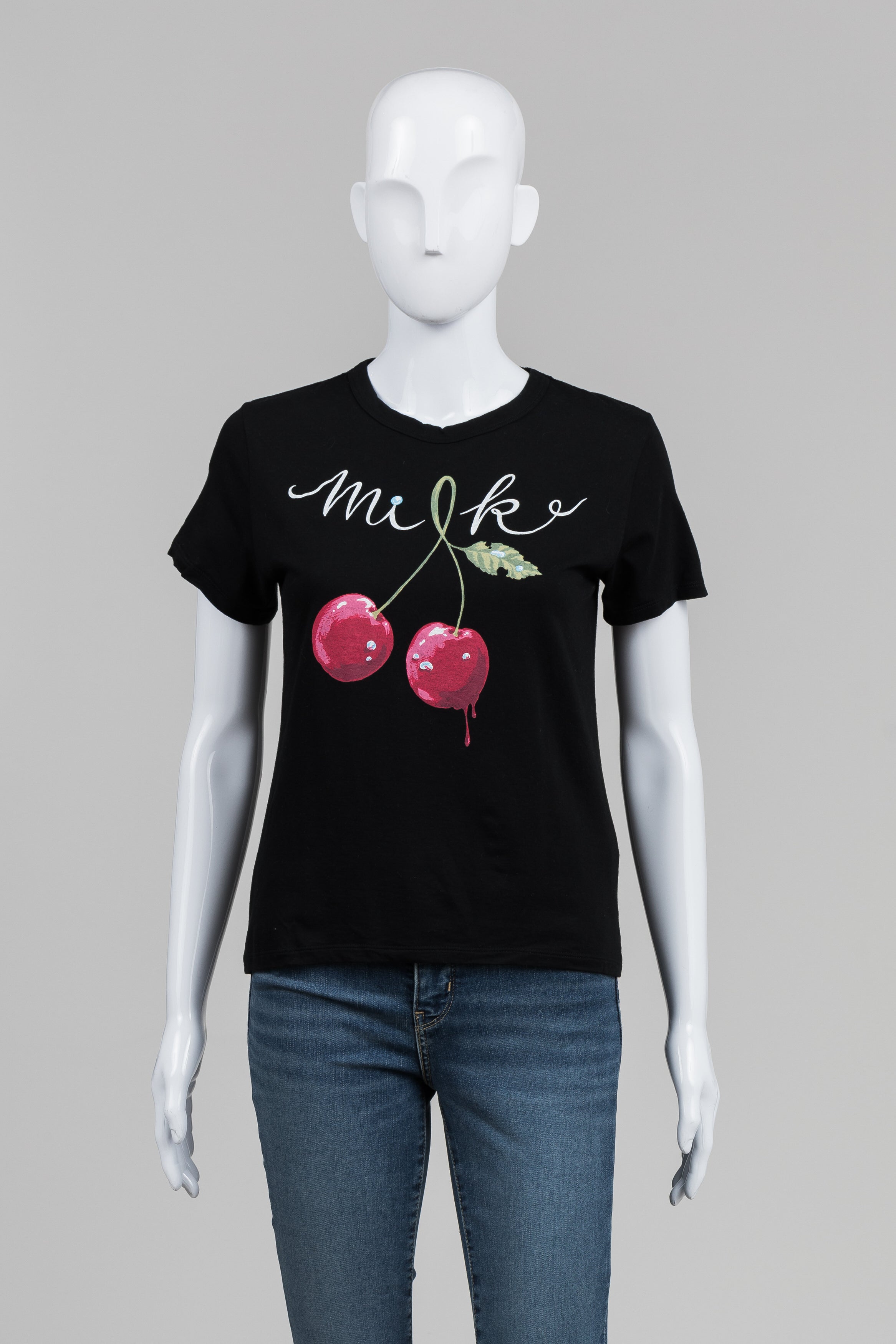 Milk Cherry Print T-shirt