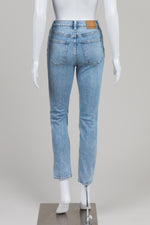 Load image into Gallery viewer, Denim Forum The Yoko Hi Rise Slim Jeans (28L)

