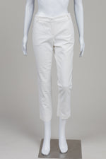 Load image into Gallery viewer, Judith &amp; Charles White Slim Trousers (2)
