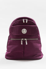 Load image into Gallery viewer, Baggallini Naples dark plum convertible backpack
