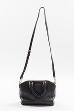 Load image into Gallery viewer, Michael Kors black leather satchel
