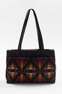 Pendleton wool Aztec pattern tote bag