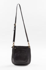 Load image into Gallery viewer, CARRARO black leather cross body purse
