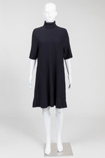 Load image into Gallery viewer, COS Black Short Sleeve Sweater Dress (M)
