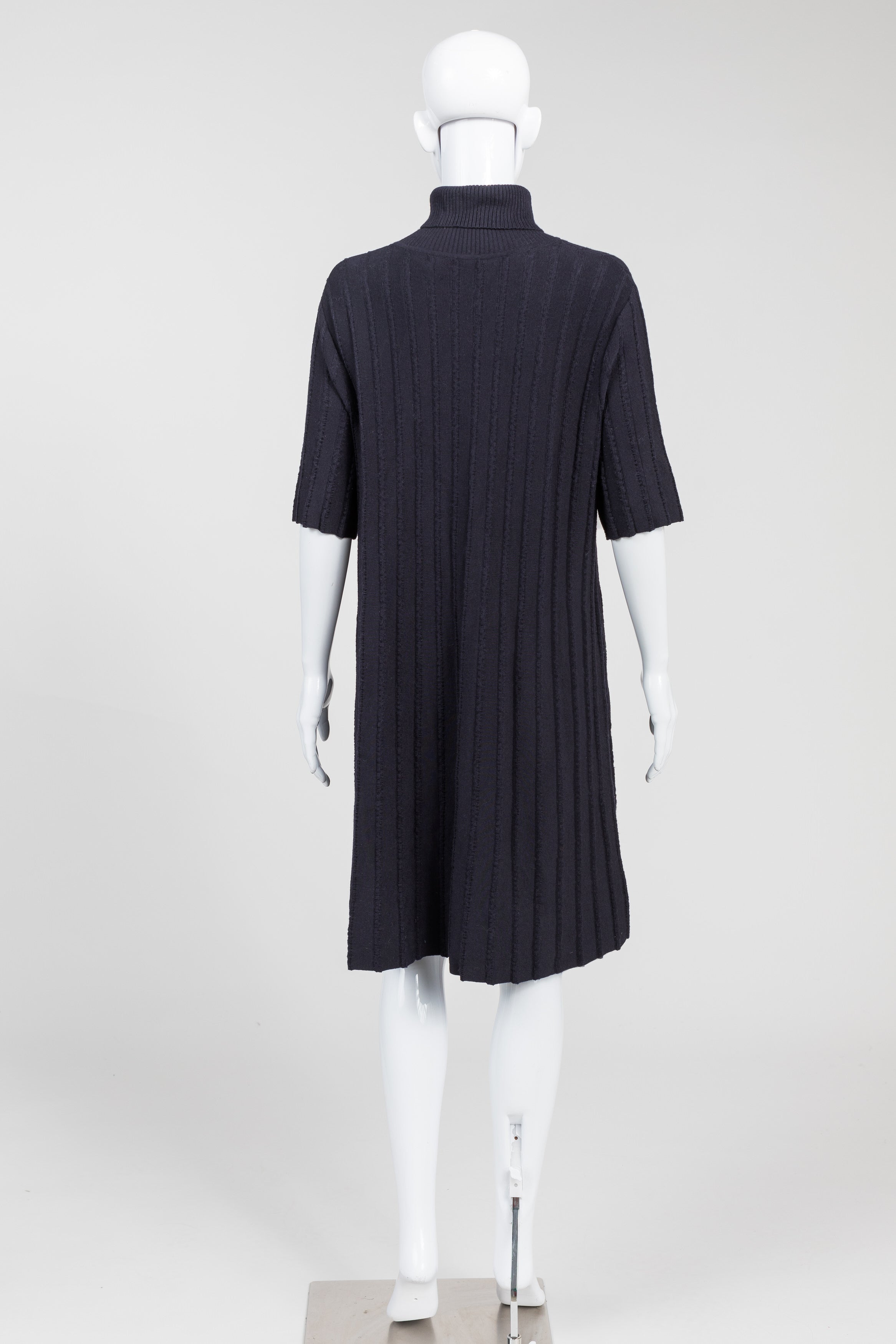 COS Black Short Sleeve Sweater Dress (M)