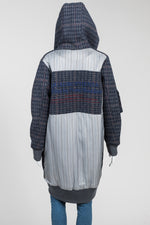 Load image into Gallery viewer, Quadrophonia Vintage Houndstooth Crew Coat w/ Detachable Hood (M)
