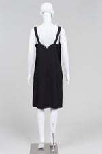 Load image into Gallery viewer, Emporio Armani Black Sheath Dress (It 44)
